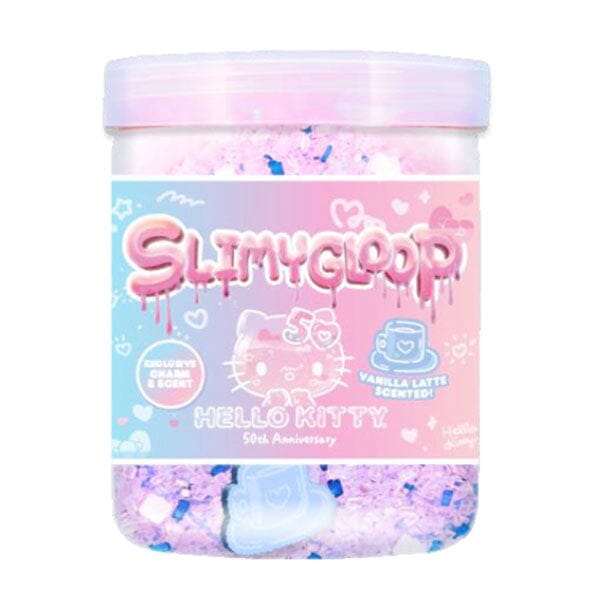 Sanrio Hello Kitty & Friends 50th Anniversary SlimyGloop Limited Edition Scented Pre-Made & Ready To Play Slime (1 x 6.5oz Jar) Multiple Styles Preorder magazineracksdirect Hello Kitty: Vanilla Latte Scent 