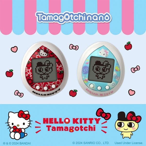 Sanrio Hello Kitty 50th Anniversary Tamagotchi Nano Bandai Namco Digital Pet (Red or Sky Blue) Preorder magazineracksdirect 