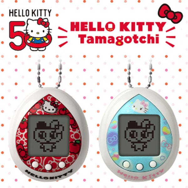 Sanrio Hello Kitty 50th Anniversary Tamagotchi Nano Bandai Namco Digital Pet (Red or Sky Blue) Preorder magazineracksdirect 