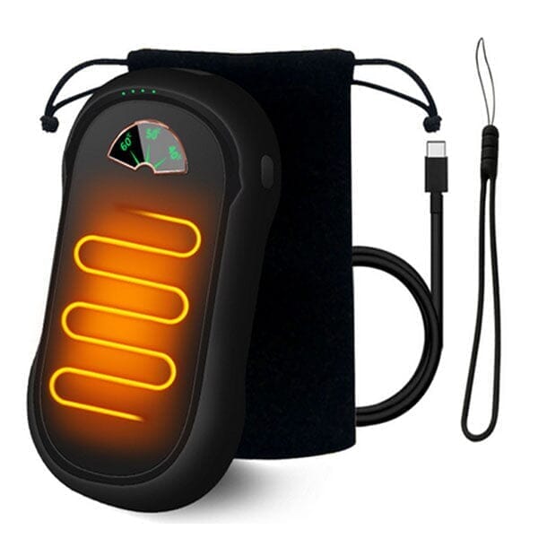 HeatMatez CozyClasp (2pc) | 3-in-1 Magnetic Hand Warmer, Flashlight & Power Bank! Simple magazineracksdirect 