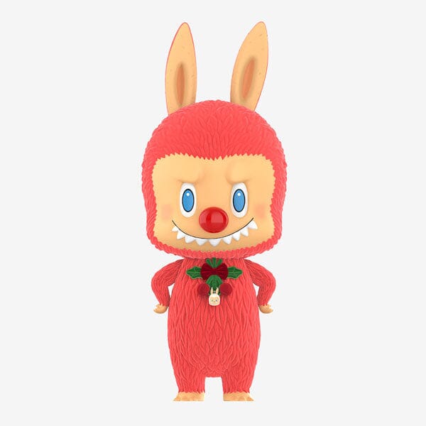 Pop Mart x THE MONSTERS: Giant 2.5-Foot MEGA Labubu TEC 1000% Winter Holiday Flocked Figure Doll (1pc) Simple Pop Mart 