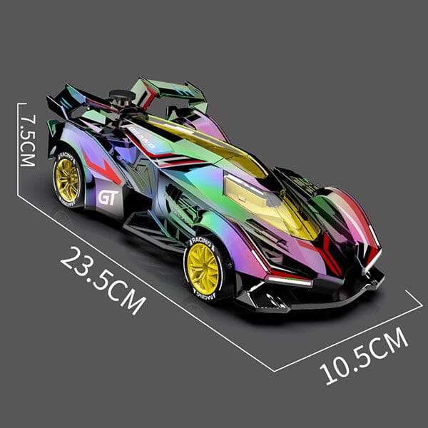 Tough Trax DriftStorm Holo Racer Holographic Drifting Remote Control Stunt Car Simple Tough Trax 