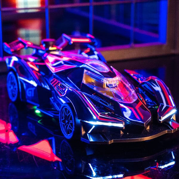 Tough Trax DriftStorm Holo Racer Holographic Drifting Remote Control Stunt Car Simple Tough Trax 