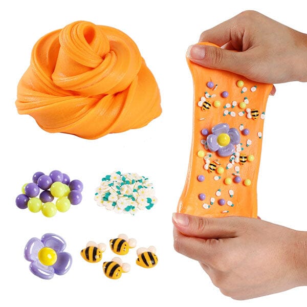 LIT Slime DIY Scented Slime Kit with Charms (1 Jar) Honeybee Garden Simple LIT Slime 
