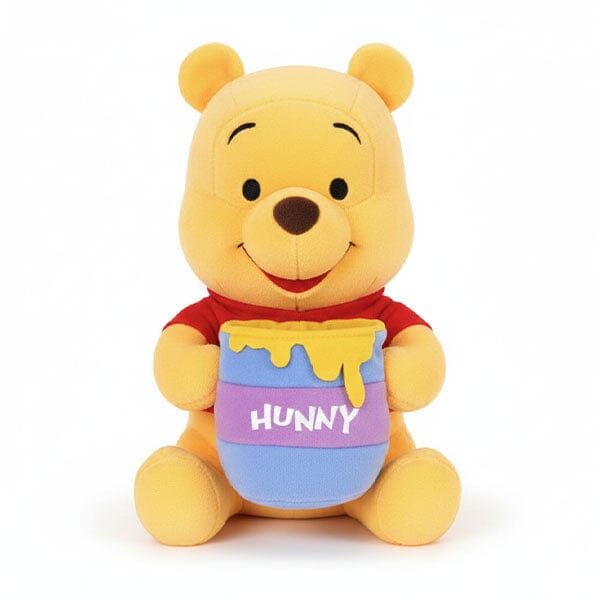 Disney Winnie The Pooh w/ Honey Pot 10" Plush Toy (1pc) Simple Disney 