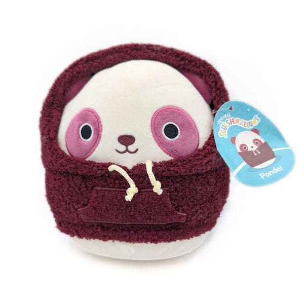 Squishmallows Super Soft Plush Toys 7.5" Hoodie Squad Ponder the Panda