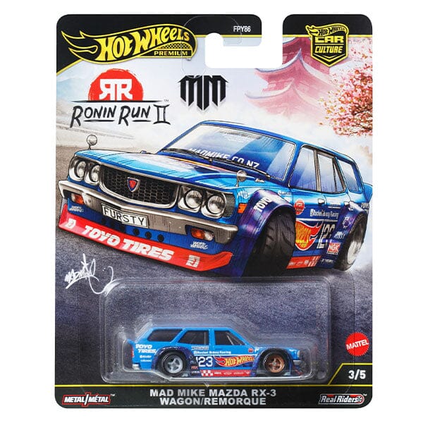 Hot Wheels® Premium Car Culture RONIN RUN II Series Collectible Mini (1pc) Ships Assorted Simple Hot Wheels 
