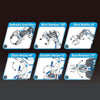 Hydro Mech Master STEM Build Kit (220pc) | 3-in-1 Hydraulic Mechanical Arm