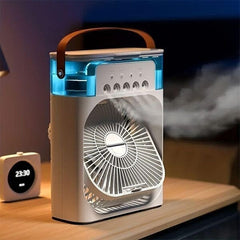 Cool Chill Portable Ice Water Fan 2-in-1 Personal Air Cooler & Humidifier Simple Cool Chill 