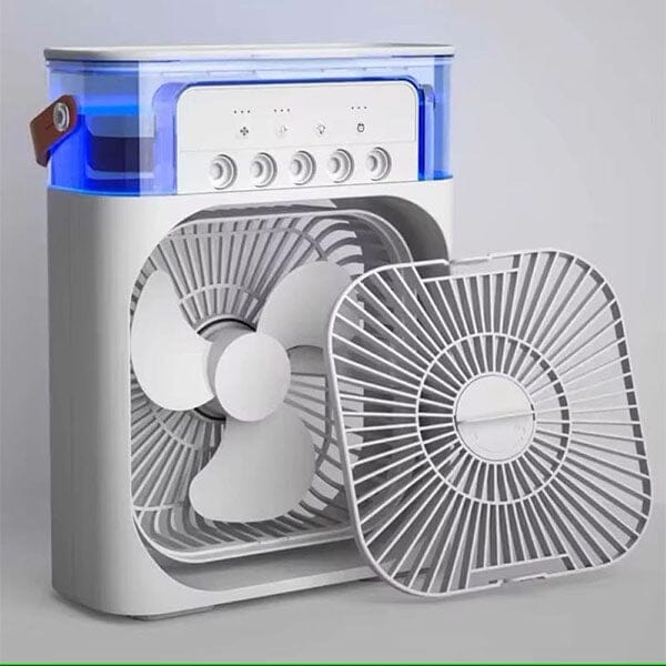 Cool Chill Portable Ice Water Fan 2-in-1 Personal Air Cooler & Humidifier Simple Cool Chill 