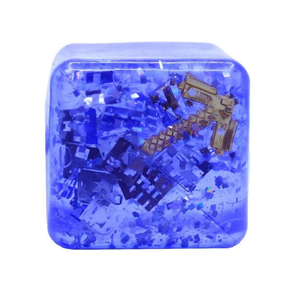 Minecraft Jelly Cube Series 1 Squishy Fidget Toy Blind Box (1pc) Simple Minecraft 