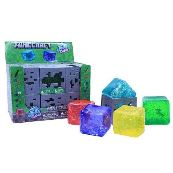 Minecraft Jelly Cube Series 1 Squishy Fidget Toy Blind Box (1pc) Simple Minecraft 