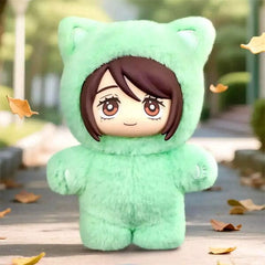 Jujutsu Kaisen Anime Cat Ear Plushie Series Plush Keychain Blind Box (1pc) Simple Jujutsu Kaisen 