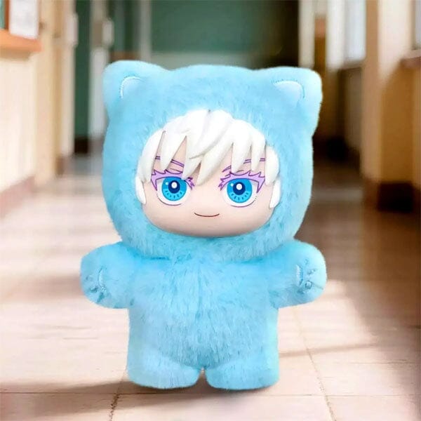 Jujutsu Kaisen Anime Cat Ear Plushie Series Plush Keychain Blind Box (1pc) Simple Jujutsu Kaisen 