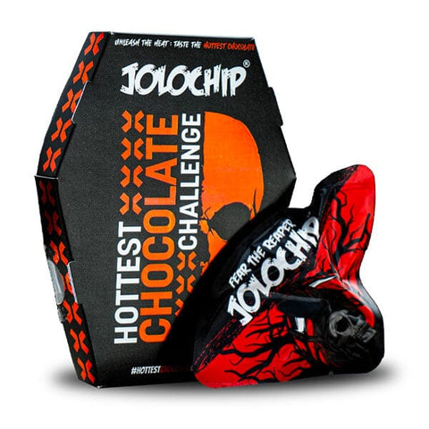 JOLOCHIP #HottestChocolateChallenge Carolina Reaper Chocolate Tortilla Chip (1pc)