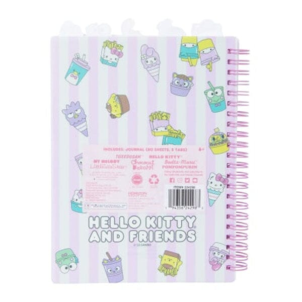 Hello Kitty & Friends Sanrio Character Tabs Novelty Journal (1pc) Multiple Styles
