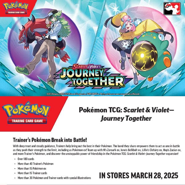 Pokmon TCG: Scarlet & Violet Journey Together Sleeved Booster (1 Pack Showcase Pokmon TCG: Scarlet & Violet Journey Together Sleeved Booster (1 Pack Showcase