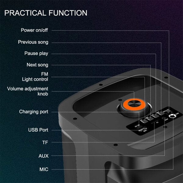 SoundLogicXT: Mini Karaoke Speaker With Microphone Simple SoundLogic XT 