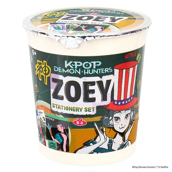 KPop Demon Hunters Ramen Tub Stationary Set Activity Kit (Multiple Styles) Simple KPop Demon Hunters Zoey 