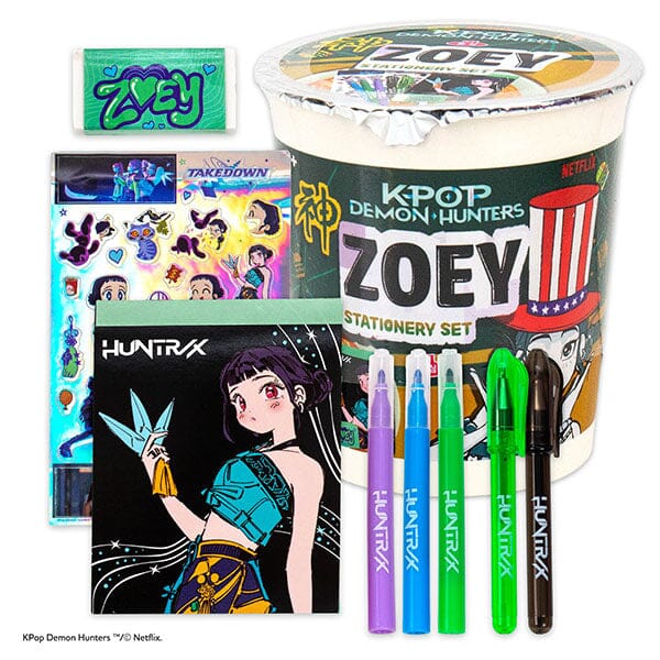 KPop Demon Hunters Ramen Tub Stationary Set Activity Kit (Multiple Styles) Simple KPop Demon Hunters 