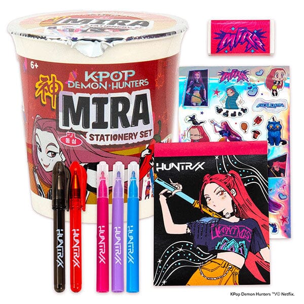 KPop Demon Hunters Ramen Tub Stationary Set Activity Kit (Multiple Styles) Simple KPop Demon Hunters 