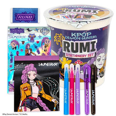 KPop Demon Hunters Ramen Tub Stationary Set Activity Kit (Multiple Styles) Simple KPop Demon Hunters 