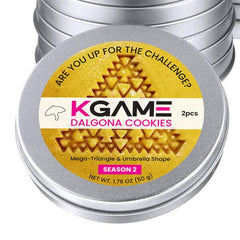 KGAME Dalgona Cookie Tin (Mega Triangle & Umbrella) Season 2 #DalgonaChallenge Simple Exclusive 