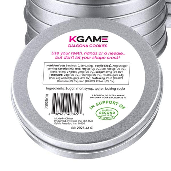 KGAME Dalgona Cookie Tin (Mega Triangle & Umbrella) Season 2 #DalgonaChallenge Simple Exclusive 