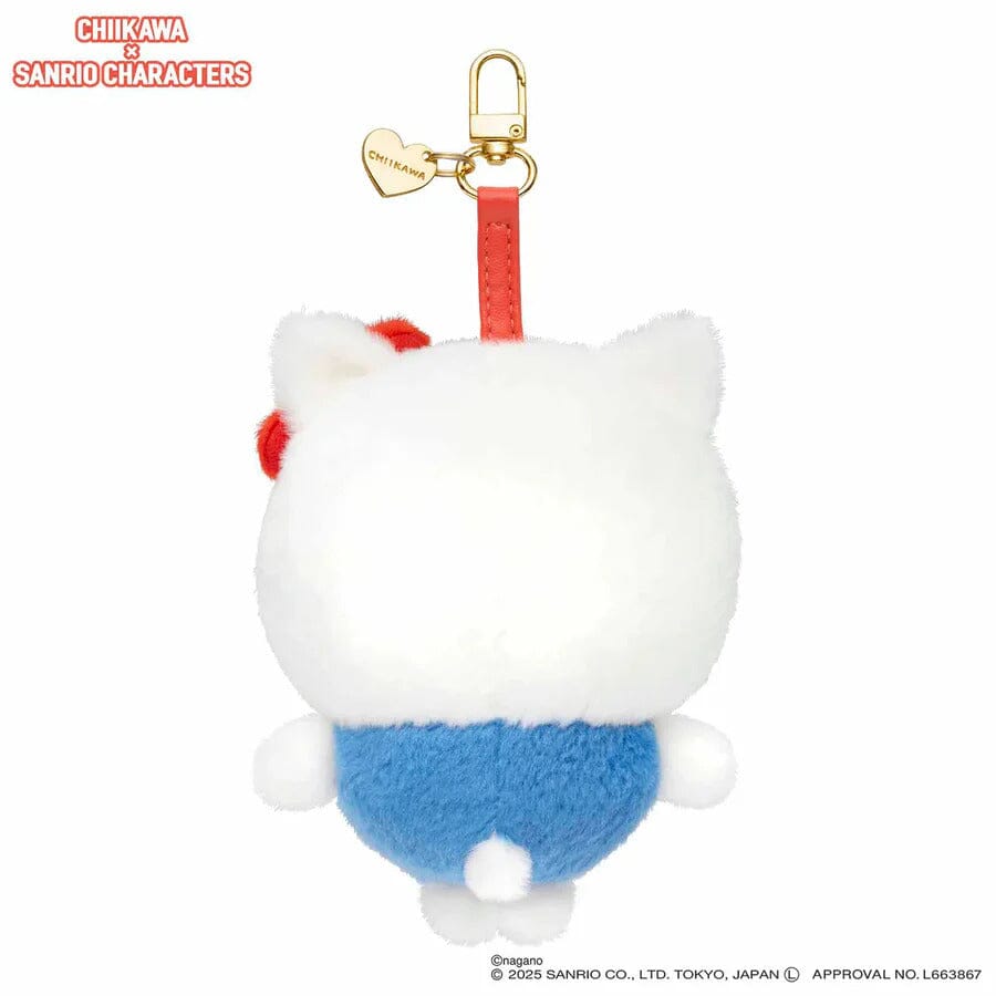 Chiikawa Kiramekko Hachiware × Hello Kitty Plush Keychain Simple Exclusive 
