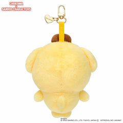 Chiikawa Kiramekko PomPom Purin × Hello Kitty Plush Keychain Simple Exclusive 