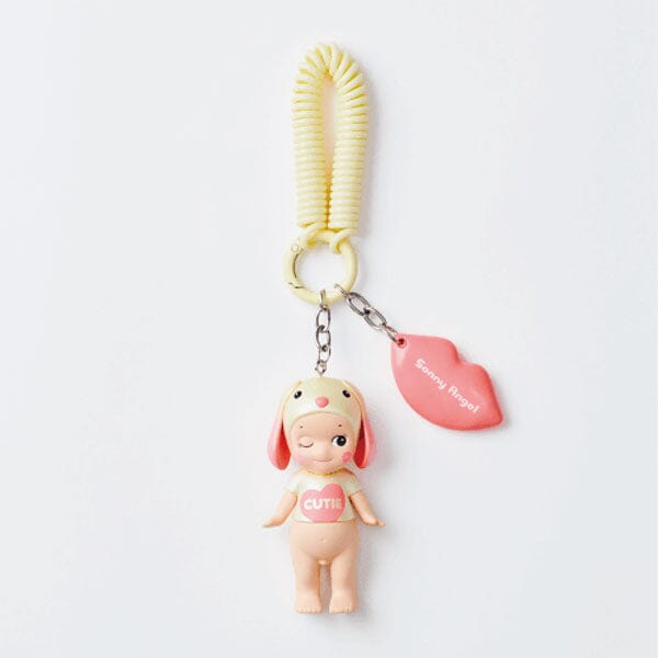 Sonny Angel Collectable Mini Cherub Keychain Figurines Kiss Kiss Series Blind Box (1pc) Simple Sonny Angel 