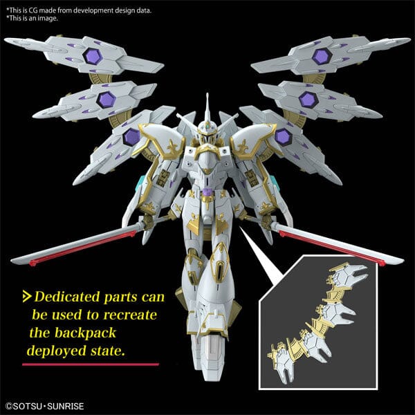 BANDAI Hobby HGCE Black Knight Squad Cal-re.A Gundam SEED Freedom 1/144 Scale 5" Model Kit Simple Gundam 