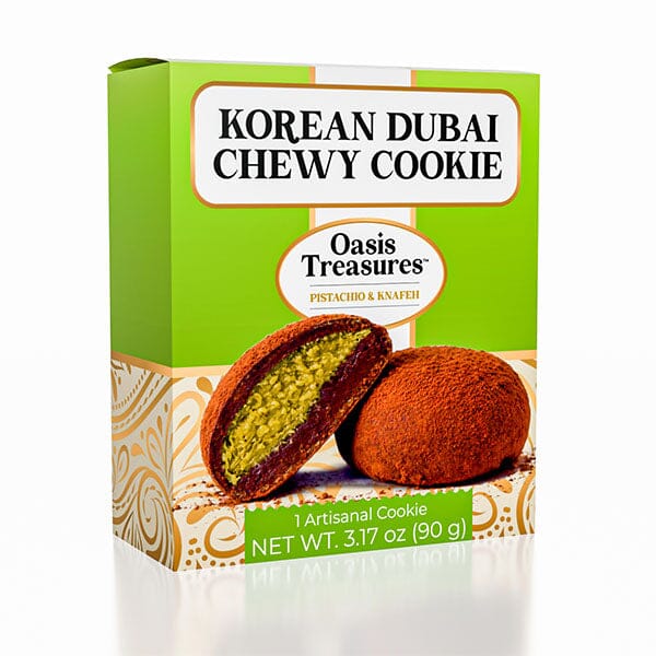 Dubai Chocolate Flavor Korean Chewy Cookie by Oasis Treasures (90g) Simple Oasis Treasures 