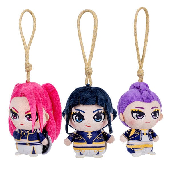 KPop Demon Hunters 4" Plush Bag Hanger (1pc) Character Ships Assorted Simple KPop Demon Hunters 