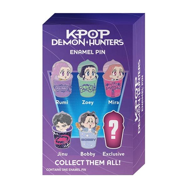 KPop Demon Hunters Ramen Cup Noodles Enamel Pin Blind Box (1pc) Simple KPop Demon Hunters 