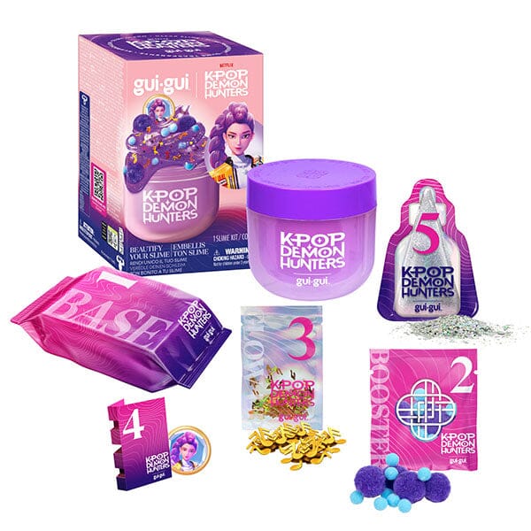 Gui Gui x KPop Demon Hunters DIY Beautified Slime Kit (1 Jar) Style Ships Assorted Simple Gui Gui 