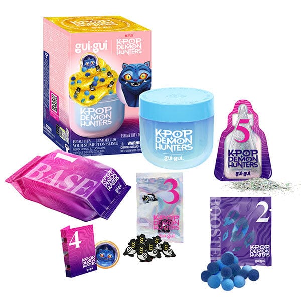 Gui Gui x KPop Demon Hunters DIY Beautified Slime Kit (1 Jar) Style Ships Assorted Simple Gui Gui 