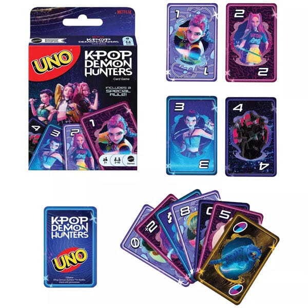UNO KPop Demon Hunters Special Edition Card Game By Mattel Simple KPop Demon Hunters 