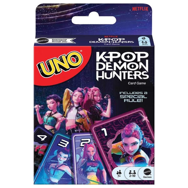 UNO KPop Demon Hunters Special Edition Card Game By Mattel Simple KPop Demon Hunters 