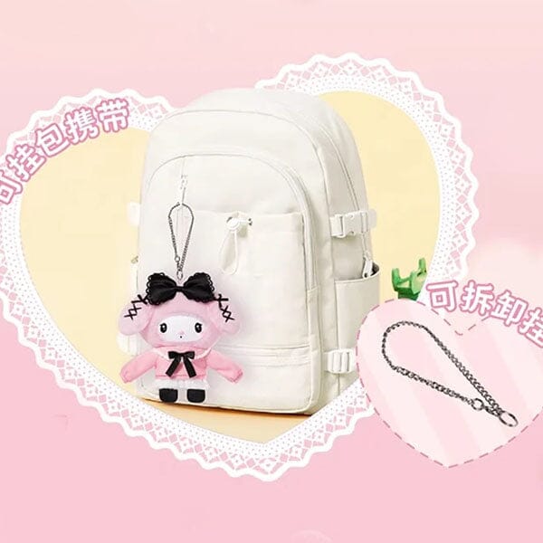 TOP TOY x Sanrio: Kuromi & My Melody "Angel Garden" Series Plush Keychain Blind Box (1pc) Simple TOP TOY 