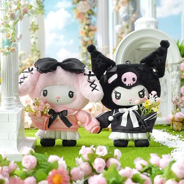 TOP TOY x Sanrio: Kuromi & My Melody "Angel Garden" Series Plush Keychain Blind Box (1pc) Simple TOP TOY 