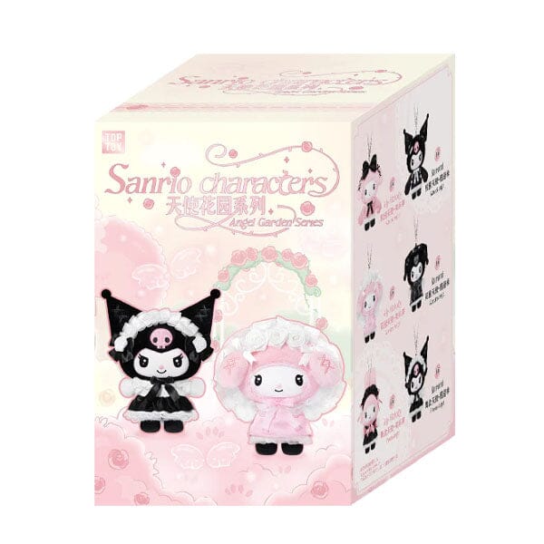 TOP TOY x Sanrio: Kuromi & My Melody "Angel Garden" Series Plush Keychain Blind Box (1pc) Simple TOP TOY 