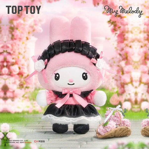 TOP TOY x Sanrio: Kuromi & My Melody "Angel Garden" Series Plush Keychain Blind Box (1pc) Simple TOP TOY 