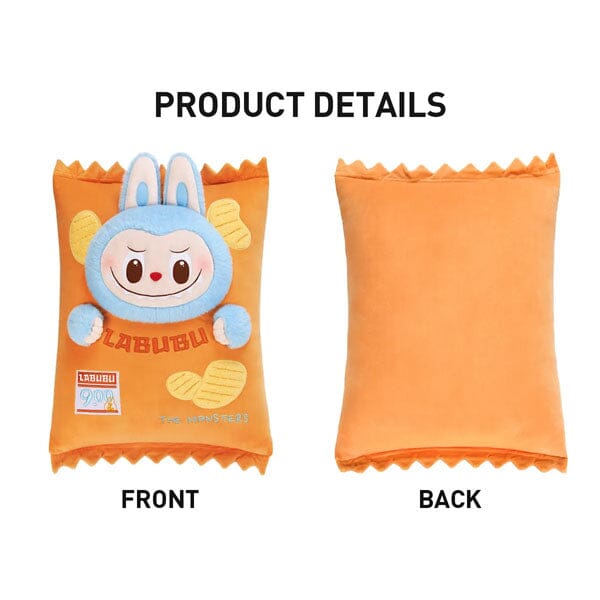 Pop Mart x THE MONSTERS: Wacky Mart Labubu Chips Giant 22" Plush Doll Pillow (1pc) Simple Pop Mart 