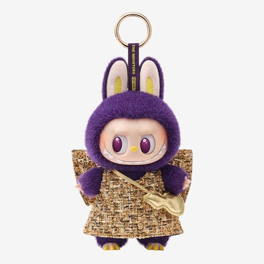 Pop Mart x THE MONSTERS: Labubu Wearing PRONOUNCE Fashion Label "Wings Of Fortune" Plush Doll Pendant (1pc) Simple Pop Mart 