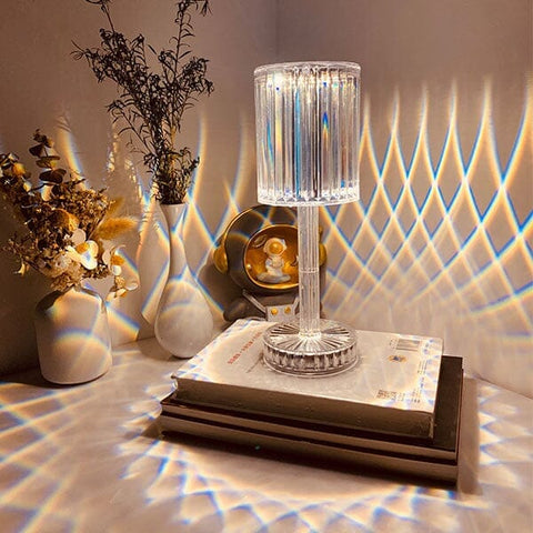 KaleidoGlow | LED Crystal Projection Table Lamp