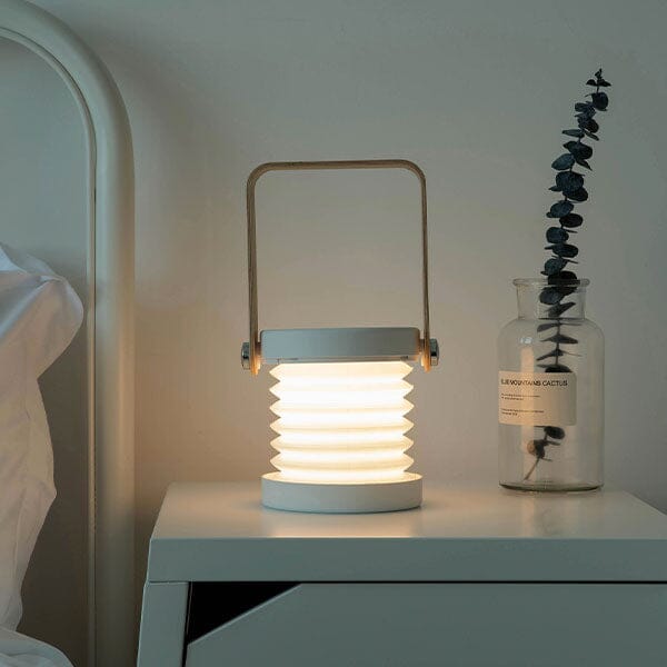 OrbitOwl: The 4-in-1 Collapsable Handheld Lantern Foldable Table Lamp Simple Showcase 