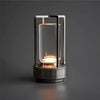 TruLumi Crystal Lantern Silver LED Table Lamp