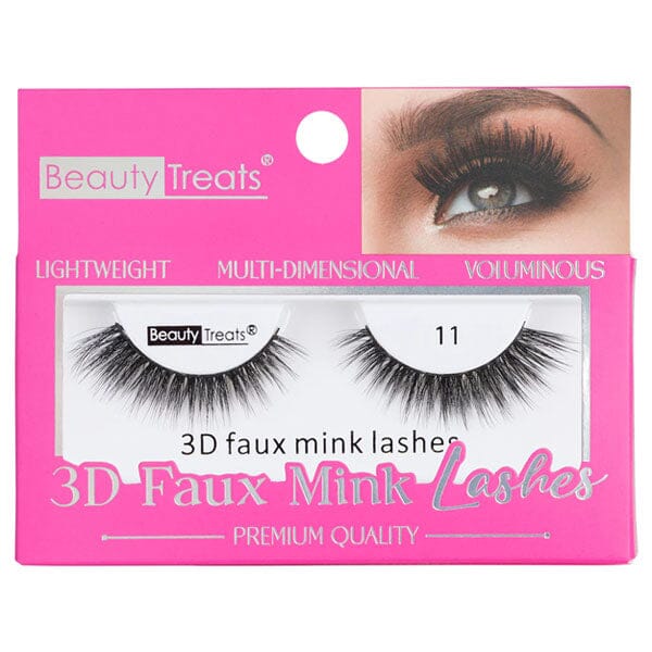 Beauty Treats® 3D Faux Mink Strip Lashes (Multiple Styles) Simple magazineracksdirect Enchanted (Style No. 11) 