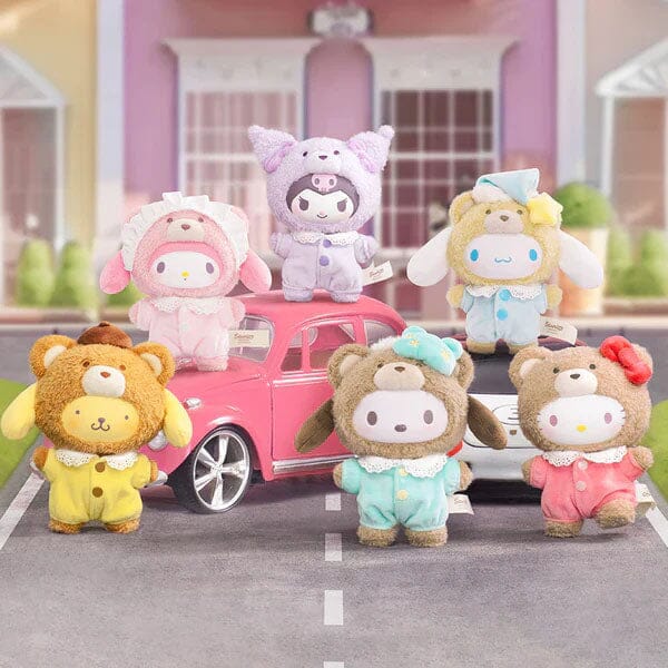 TOP TOY x Sanrio: "Latte Baby" Series Plush Keychain Blind Box (1pc) Simple TOP TOY 
